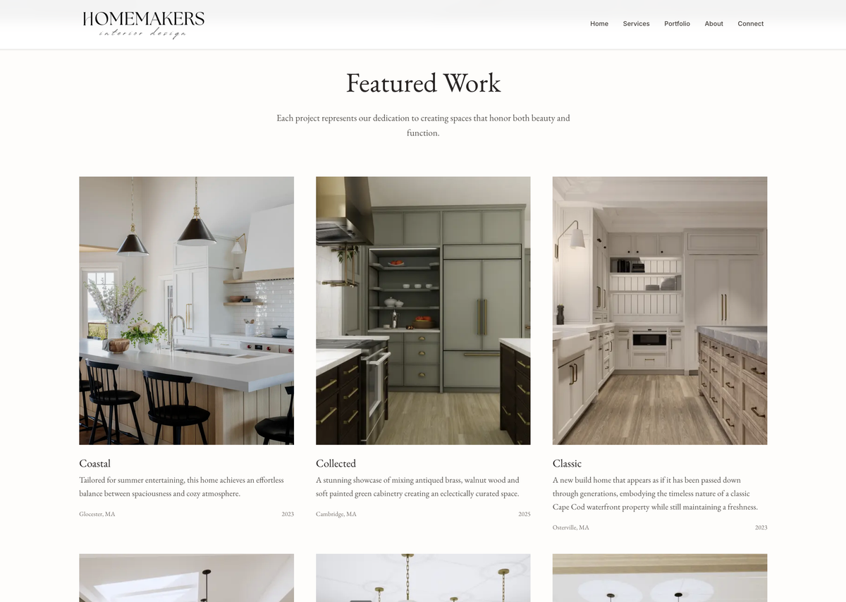 Homemakers Interior Design - Portfolio
